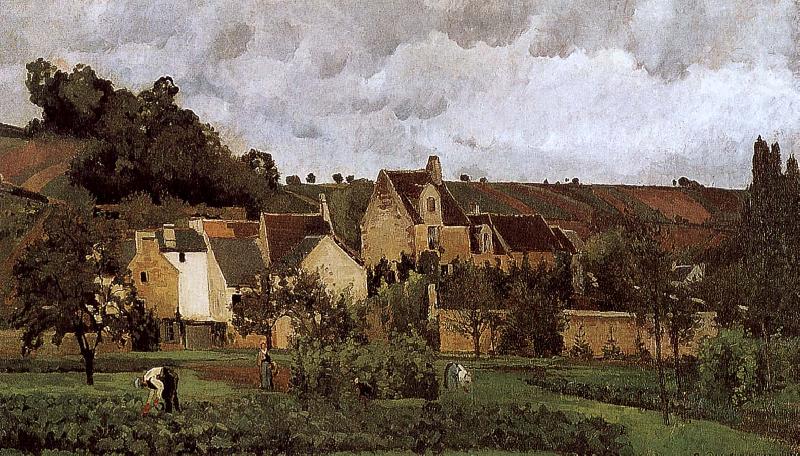 Camille Pissarro Loose multi-tile this Canada thunder hillside oil painting picture
